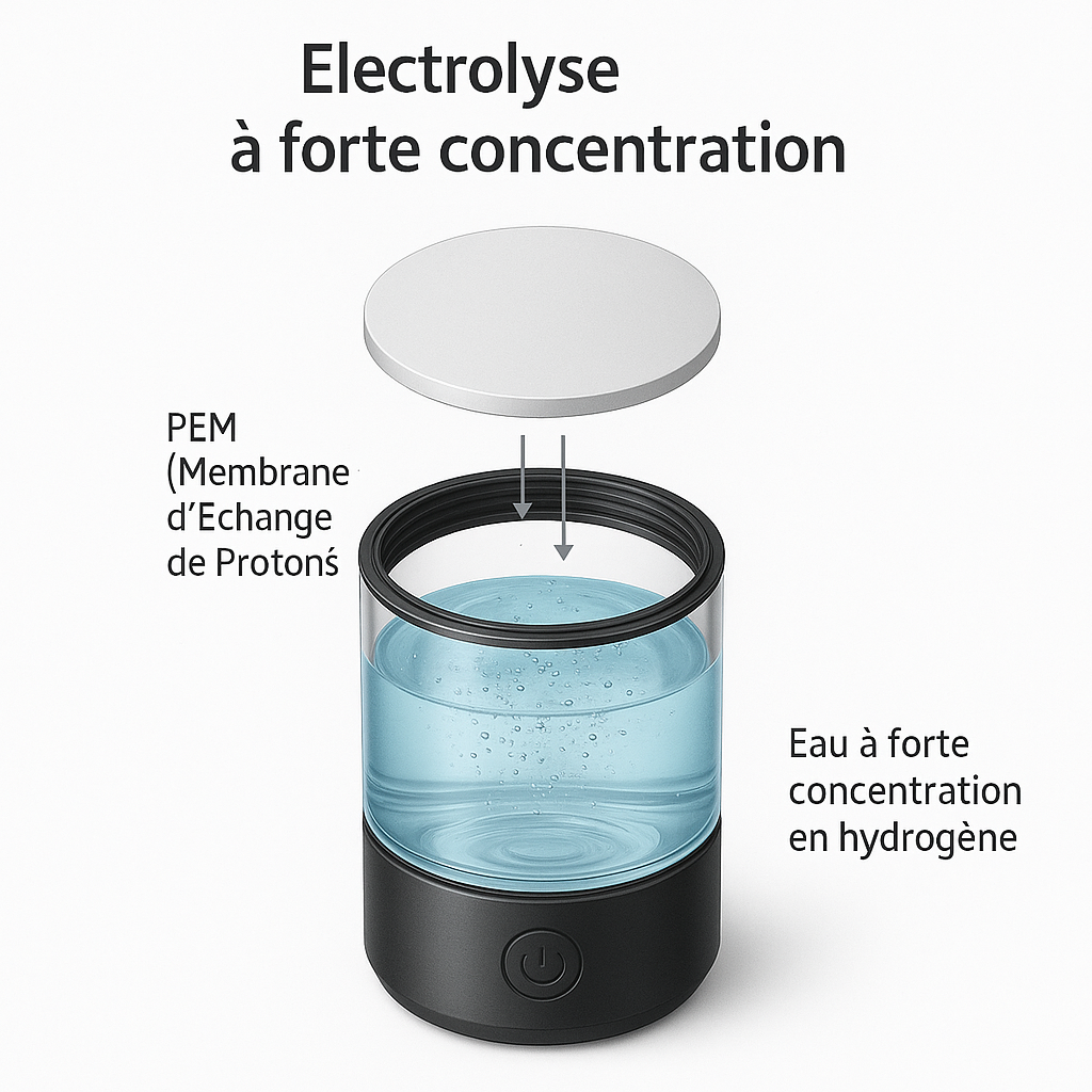Gourde d’eau hydrogénée  – Vitalité, Soin & Bien-être intérieur
